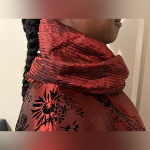 Women’s Burgundy High Collar Evening Swing Coat Cape Size XL XXL